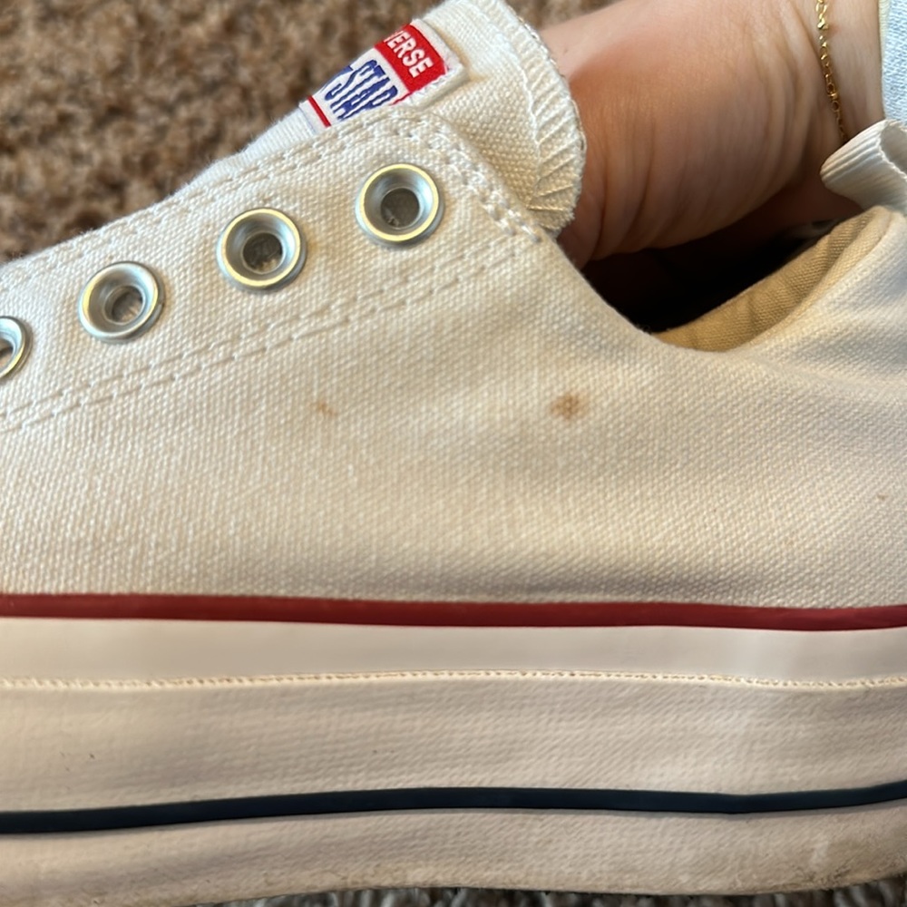White Platform Converse - image 4